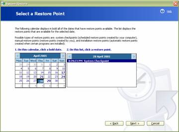 fig 5 select specific date and time